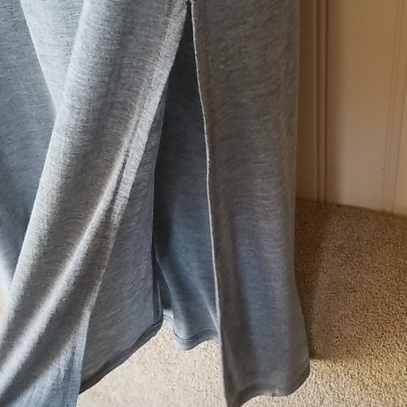 NWT Garage turtleneck tunic tank slits gray small - Picture 5 of 6
